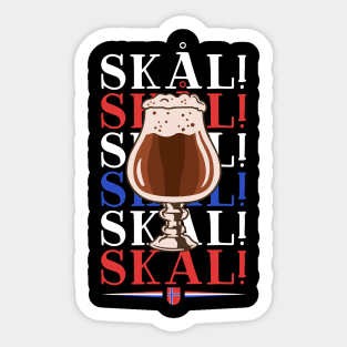 Skal - Norway toast Sticker